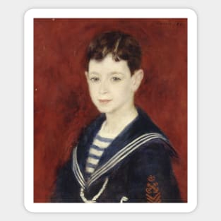 Fernand Halphen as a Boy by Auguste Renoir Sticker